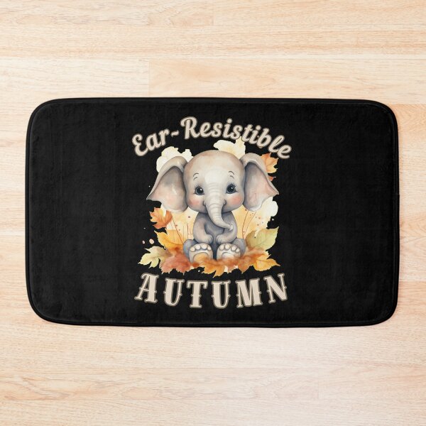 Item preview, Ear-Resistible Autumn. elephant head designed and sold by ElephantVibes.