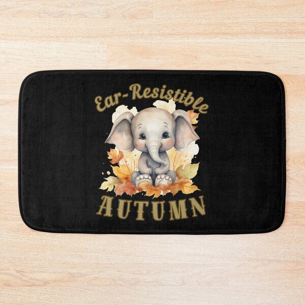Item preview, Ear-Resistible Autumn. elephant face designed and sold by ElephantVibes.