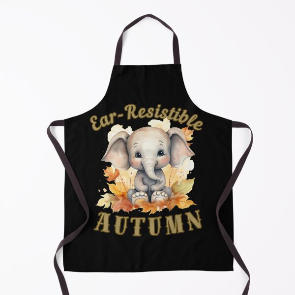 Item preview, Ear-Resistible Autumn. elephant face designed and sold by ElephantVibes.