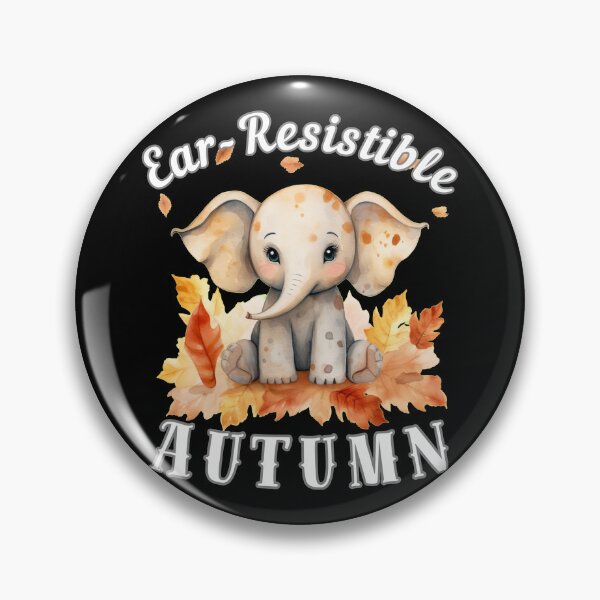 Item preview, Ear-Resistible Autumn. surreal elephant designed and sold by ElephantVibes.