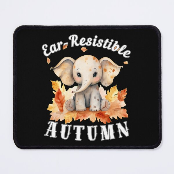 Item preview, Ear-Resistible Autumn. surreal elephant designed and sold by ElephantVibes.