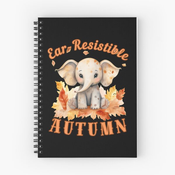 Item preview, Ear-Resistible Autumn. Flower elephant designed and sold by ElephantVibes.