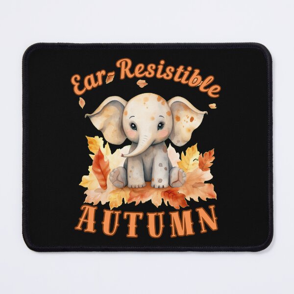 Item preview, Ear-Resistible Autumn. Flower elephant designed and sold by ElephantVibes.