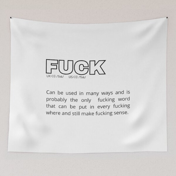 Item preview, FUCK - Can be used in many ways. designed and sold by UnCoverDesign.