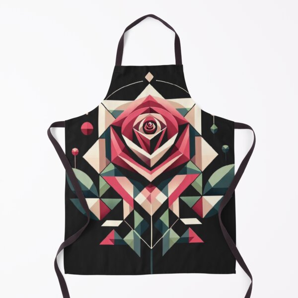 Item preview, Geometric Elegance - Modern Rose Art designed and sold by jamesadsartist.