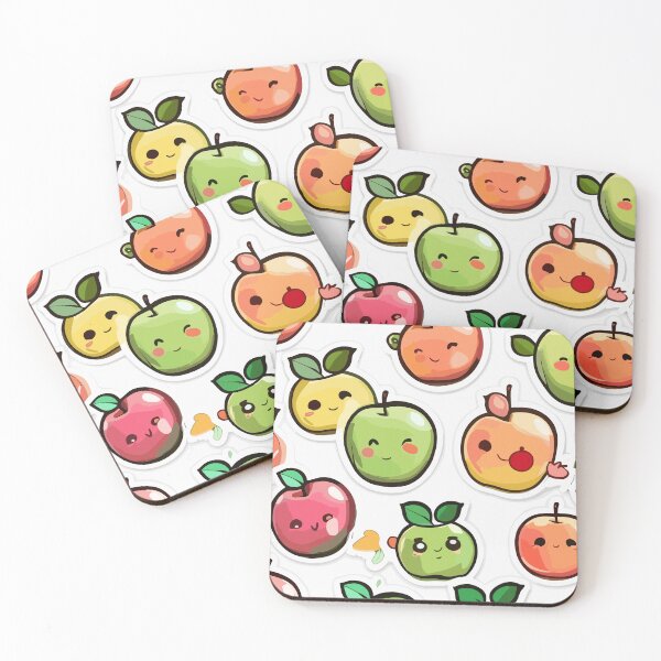 Item preview, cute apple kawaii  designed and sold by krishnajit22.