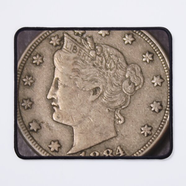 Item preview, 1884 Liberty Nickel XF Marks designed and sold by coinsxcrochet.