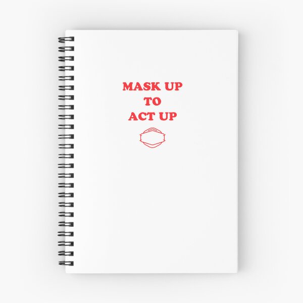 Item preview, Mask Up to Act Up (red) designed and sold by sarahwlongcovid.