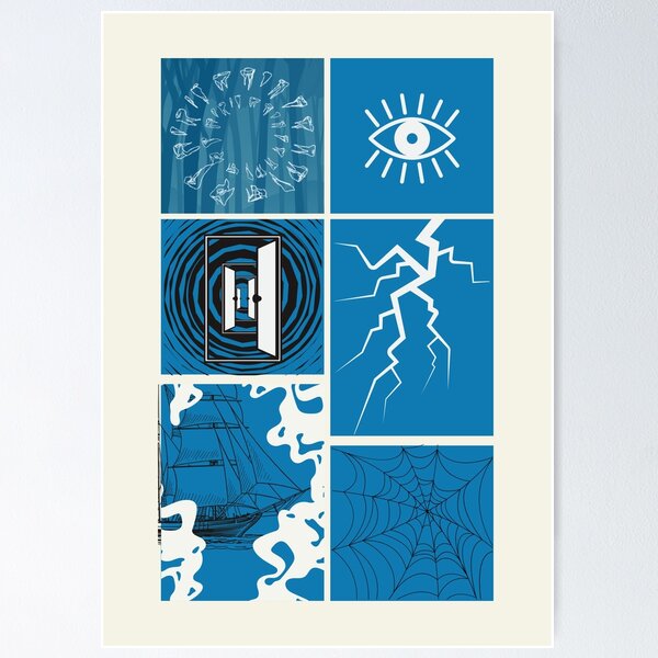 Item preview, Magnus archives subtle fear entities blue designed and sold by mol842.