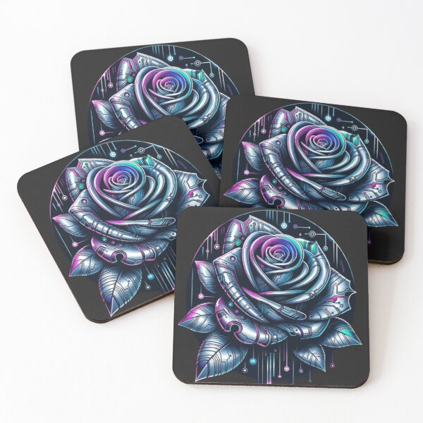 Item preview, Cybernetic Neon Rose designed and sold by jamesadsartist.