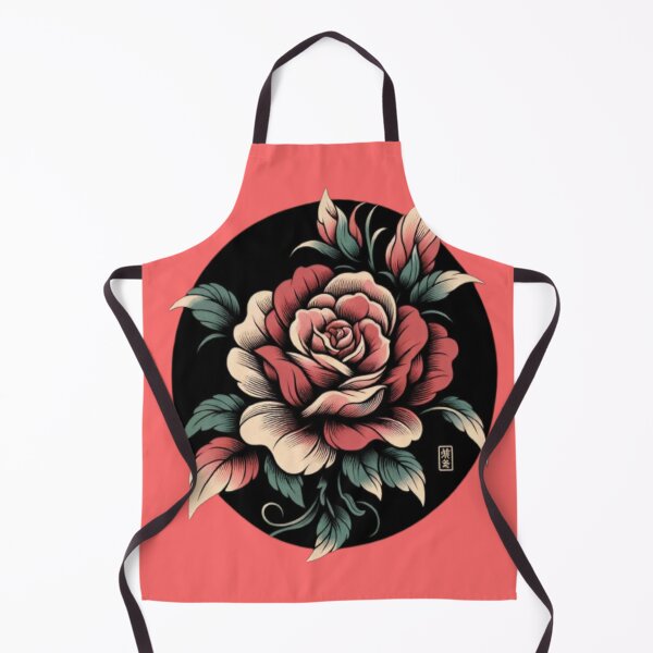 Item preview, Tranquil Bloom - Japanese Art Style Rose designed and sold by jamesadsartist.