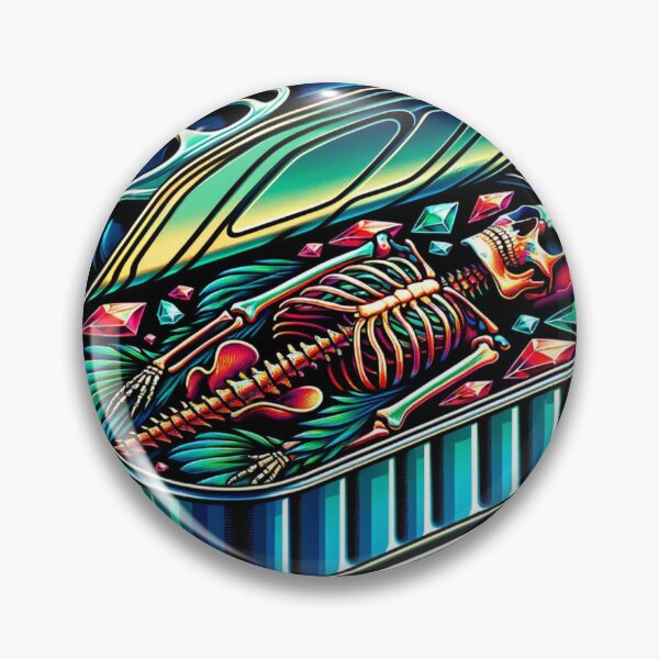 Item preview, Mermaid Skeleton In A Can Tin Sticker Art Volume 2 designed and sold by mymagicstoreus.