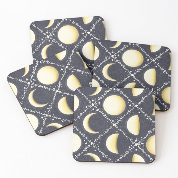 Item preview, Celestial Moon Phases Pattern designed and sold by tanyadraws.