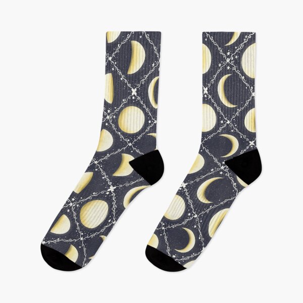 Item preview, Celestial Moon Phases Pattern designed and sold by tanyadraws.