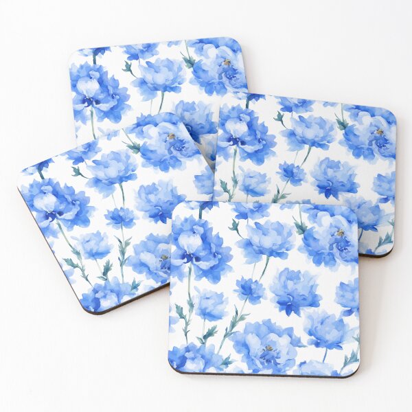 Item preview, Acanthus blue Watercolor pattern designed and sold by Grypis.