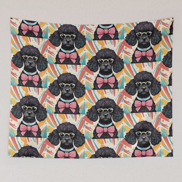 Item preview, Cool polka poodle designed and sold by WildLadyWood.