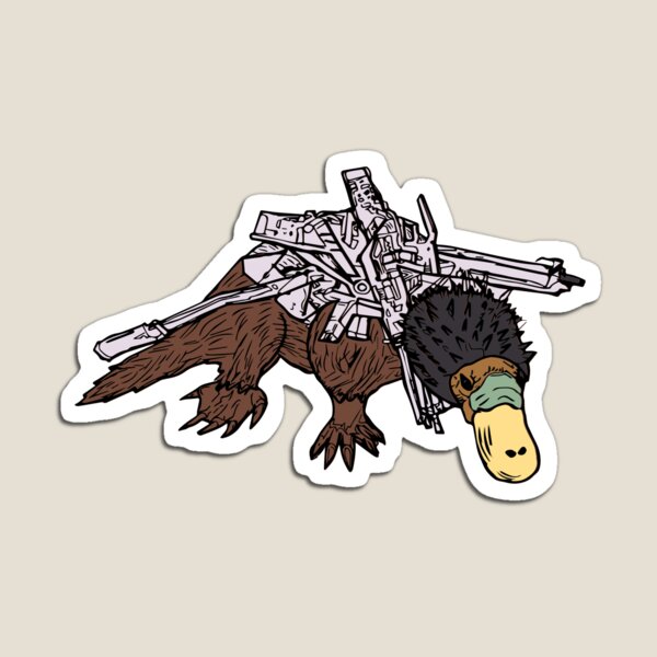Battle Platypus Magnet