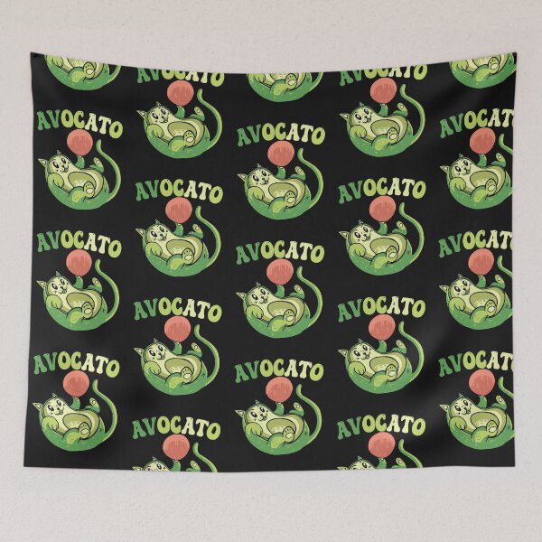 Item preview, Avocato - Purrfect Blend of Cats and Avocados designed and sold by Pobru.