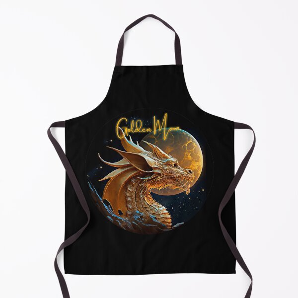 Item preview, Golden moon and golden dragon designed and sold by ArqRodrigo.