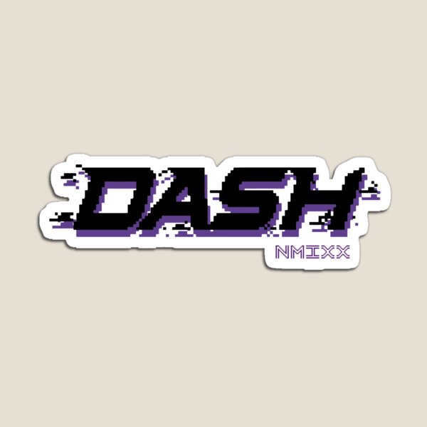 Item preview, NMIXX Dash Logo (Purple) designed and sold by louietheworld.