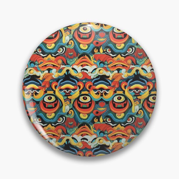 Item preview, A Chinese new year opera mask with elaborate designs and vibration designed and sold by sample325.