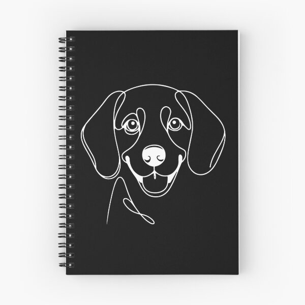 Item preview, Beagle Dibujo De Una Línea Blanco designed and sold by FanCollection.