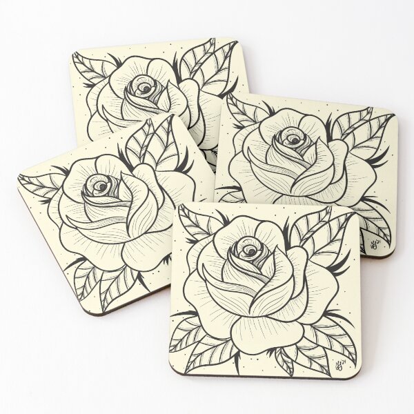 Item preview, Rose - Ink designed and sold by pumpkindraws716.