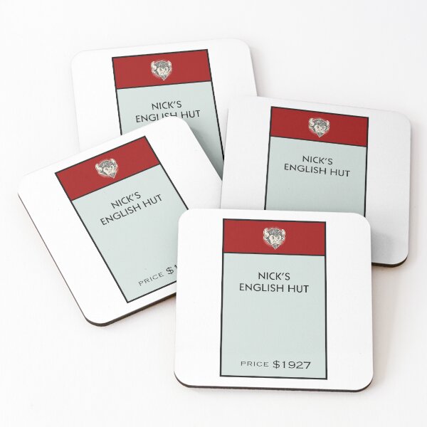 Item preview, Nick's English Hut Monopoly Location designed and sold by MuellersMelange.