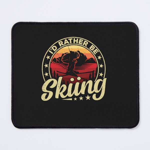 Item preview, I'd Rather Be Skiing - Winter Sports Enthusiast's Choice designed and sold by Pobru.