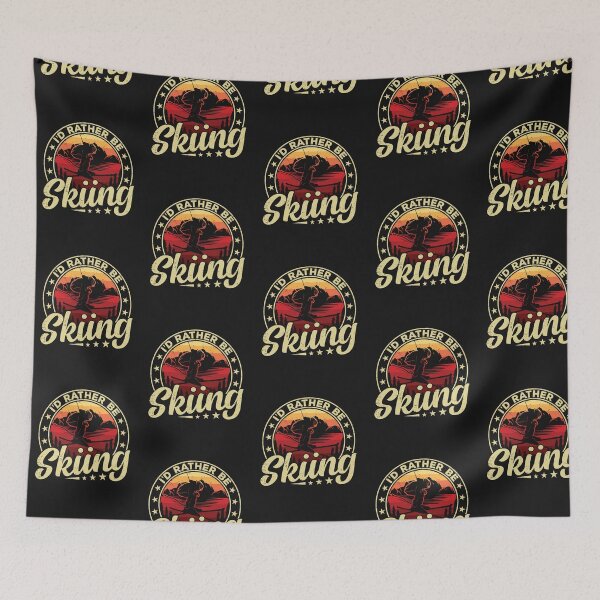 Item preview, I'd Rather Be Skiing - Winter Sports Enthusiast's Choice designed and sold by Pobru.