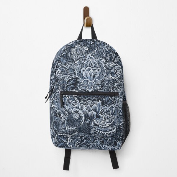 Item preview, the blueberry thief navy midnight blue william morris style strawberry thief designed and sold by Ruth Cadioli.