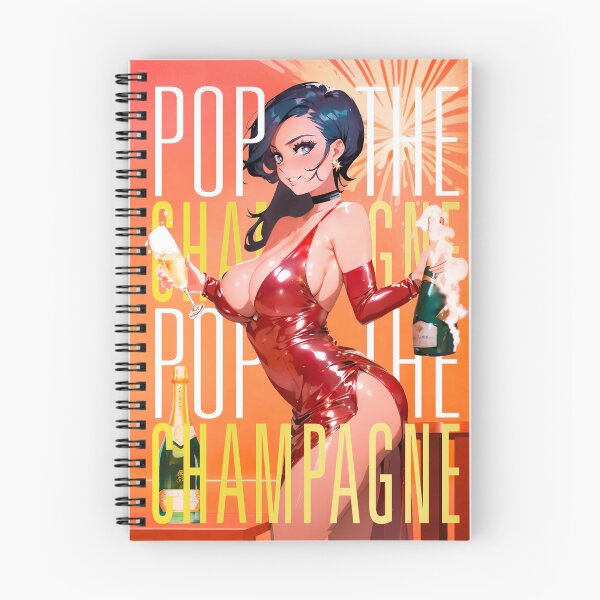 Artikelvorschau, Pop the Champagne Sexy Anime Girl entworfen und verkauft von MikaseSan.
