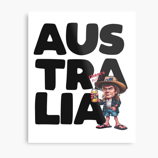 Item preview, Bold Aussie Guy character TSHIRT design designed and sold by FunkiFish.