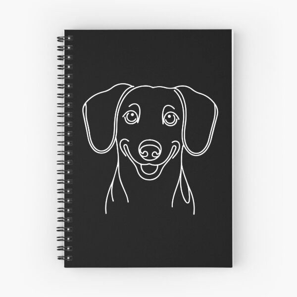 Item preview, Dachshund One-Line Drawing White designed and sold by FanCollection.