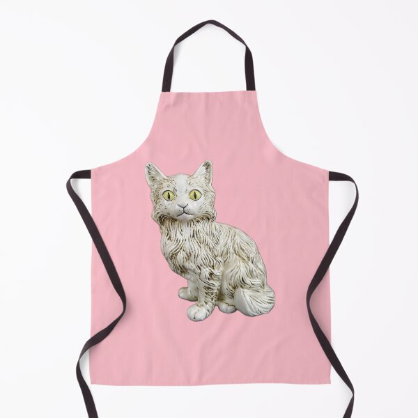 Item preview, Vintage Mid Century Cat Figurine Ceramic - Cat Kitty Staring designed and sold by The Sticker Bureau.