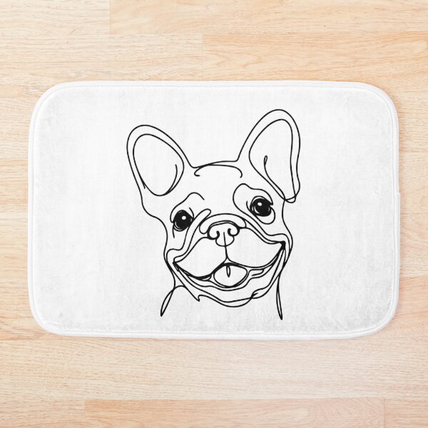 Item preview, French Bulldog One-Line Drawing designed and sold by FanCollection.