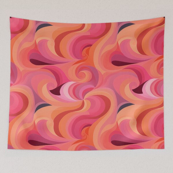 Item preview, Abstract Pink Swirls designed and sold by chi3-jp.