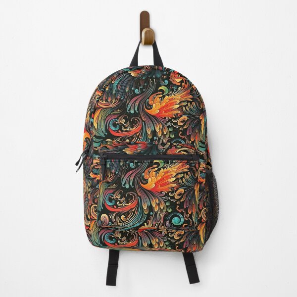 Item preview, A Chinese phoenix with colorful plumage and flaming designed and sold by sample325.