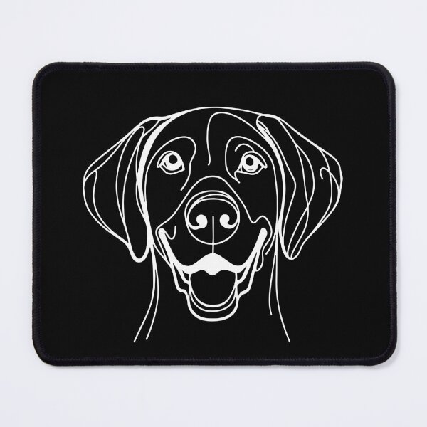 Item preview, German Shorthaired Pointer One-Line Drawing White designed and sold by FanCollection.