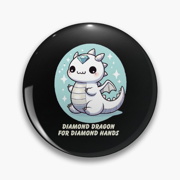 Item preview, Year of the Dragon - Diamond Dragon for Diamond Hands! designed and sold by designedfeeling.
