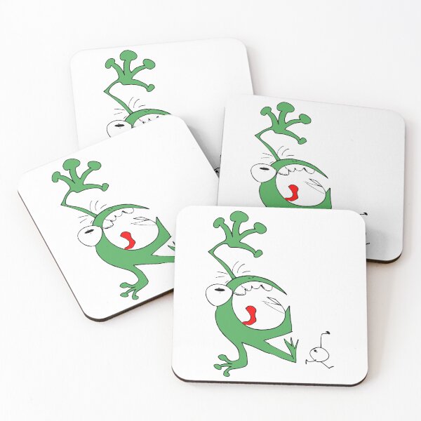 Item preview, Alien being chased by Monster designed and sold by littletinyspark.