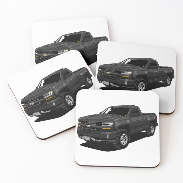 Item preview, Chevrolet Silverado Black designed and sold by vektoranda.