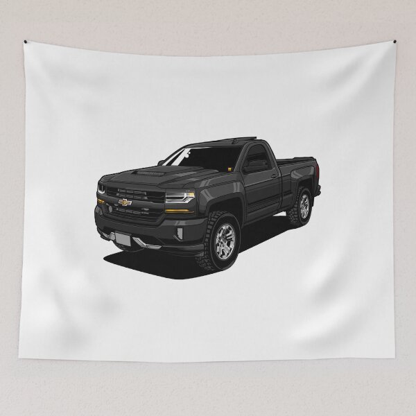 Item preview, Chevrolet Silverado Black designed and sold by vektoranda.