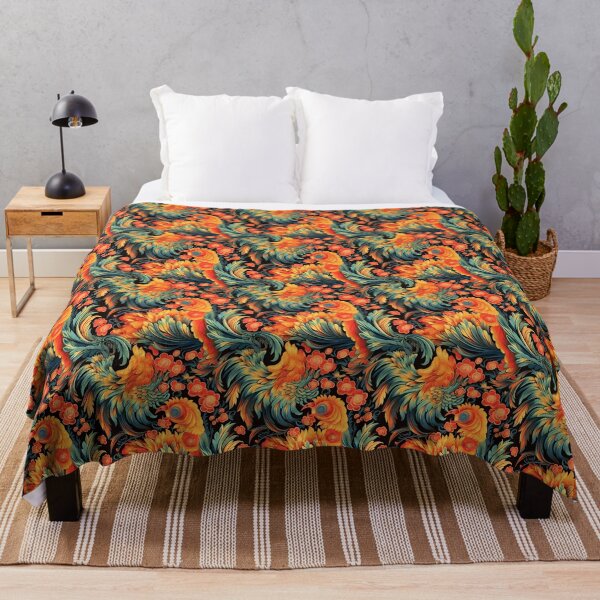 Item preview, A Chinese phoenix with colorful plumage and flaming designed and sold by sample325.
