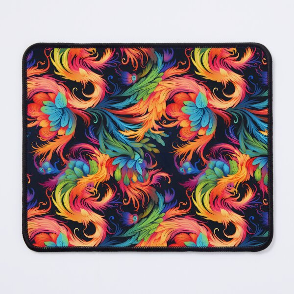 Item preview, A Chinese phoenix with colorful plumage and flaming designed and sold by sample325.