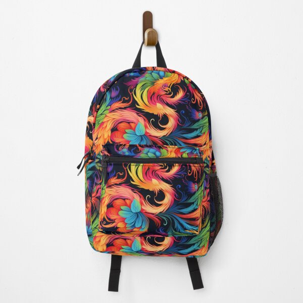 Item preview, A Chinese phoenix with colorful plumage and flaming designed and sold by sample325.