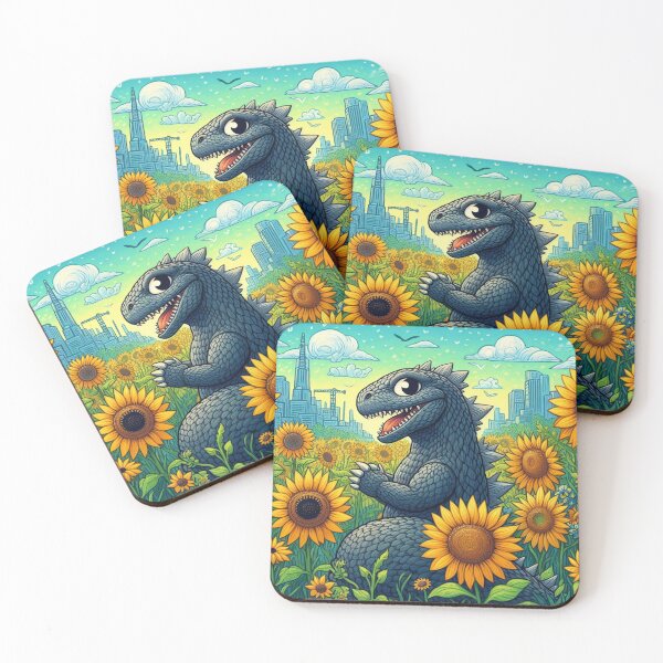 Item preview, Godzilla's Blossoming Fury: Sunflowers Unleashed designed and sold by GonzoDX.