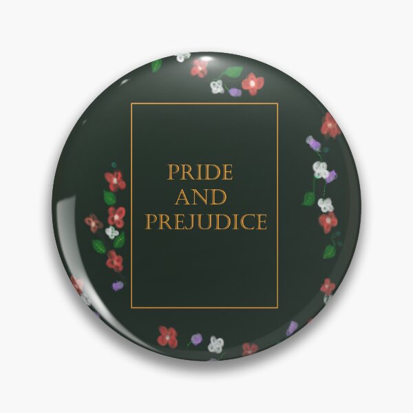 Item preview, Pride and Prejudice Floral Cover designed and sold by EmilysCozyCards.