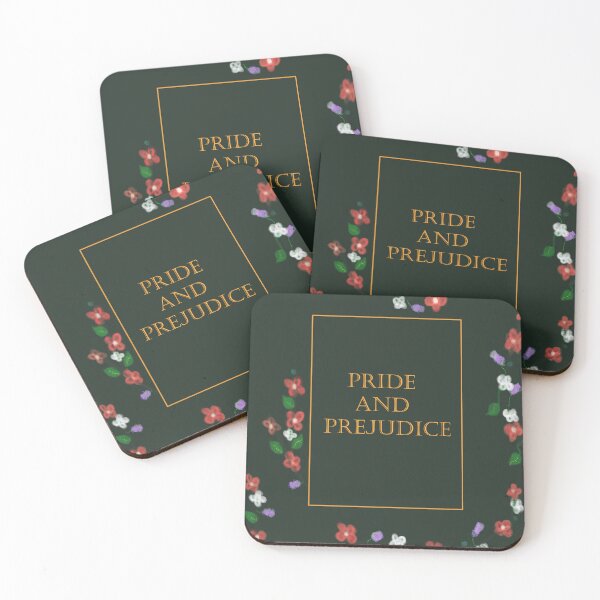 Item preview, Pride and Prejudice Floral Cover designed and sold by EmilysCozyCards.