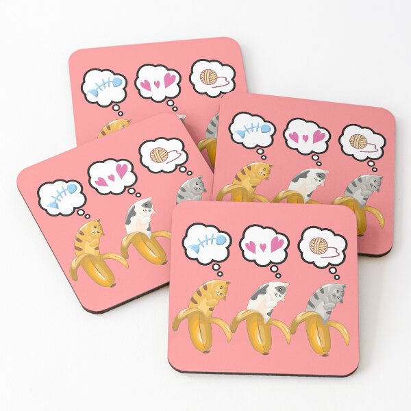 Item preview, Three Banana Cat Valentine designed and sold by ACho UnderPeak.